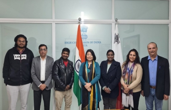 The Executive Members of Hindu Association Malta paid a courtesy call on High Commissioner 