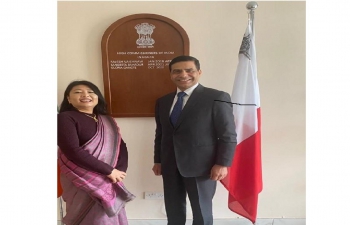 HC @ Gloriagangte received the Ambassador of Nepal to Malta, H.E Amb. Gyan Chandra Acharya with residence in UK, who presented his credentials to Hon. President of the Republic of Malta on 9th March 2023. 