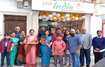 High Commissioner Ms Gloria Gangte inaugurated Little India’s third Groceries Store in Humrun