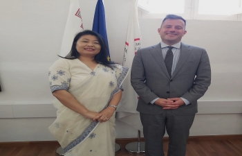 High Commissioner  met Mr. Steven Hill, Executive Secretary, International Institute for Justice & Rule of Law, Malta