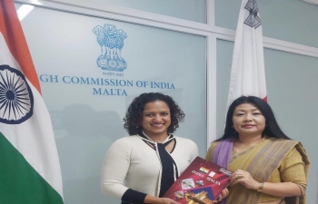 Ms. Amruda Nair, Hotelier Entrepreneur called on High Commissioner.