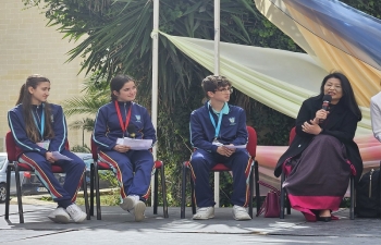 High Commissioner Mrs. Gloria Gangte attended multicultural Day at St Thomas More College, Zejtun.